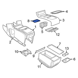 Ram OE - Front Console Mat