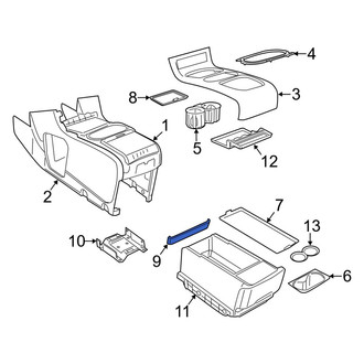 Ram OE - Lower Console Cap