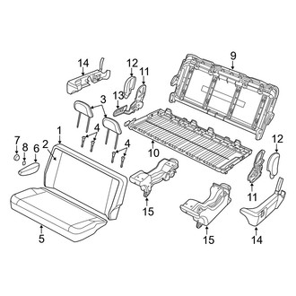 Ram OE - Seats & Tracks - Second Row Seats (Bench Seat (H7))