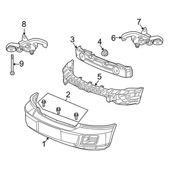 Ram OE - Front Bumper - Bumper & Components