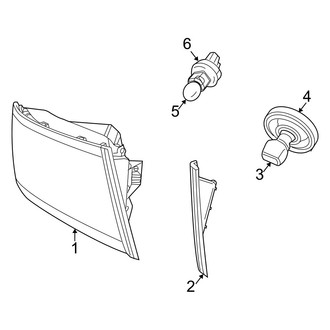 Ram OE - Front Lamps - Headlamp Components
