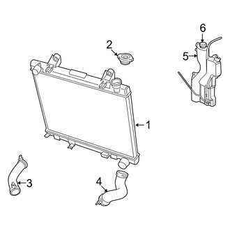 Ram OE - Cooling - Radiator & Components (Big Horn / Laramie / ST / TRX 3.7L)