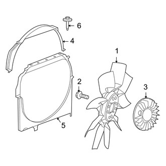 Ram OE - Cooling Fan (4.7L)