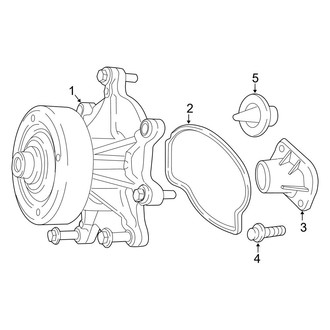 Ram OE - Cooling - Water Pump (Big Horn / Laramie / TRX 4.7L)