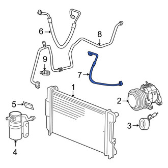 Ram OE - A/C Refrigerant Discharge Hose