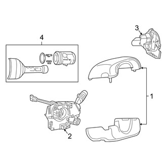 Ram OE - Steering Column - Shroud, Switches & Levers