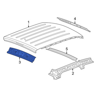 Ram OE - Front Roof Header Panel