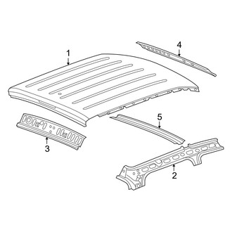 Ram OE - Cab - Roof & Components (Big Horn / ST Extended Cab)