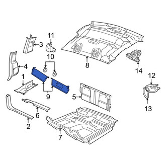Ram OE - Left Sun Visor