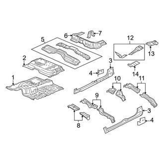 Ram OE - Cab - Floor (Big Horn / Laramie / TRX Crew Cab)