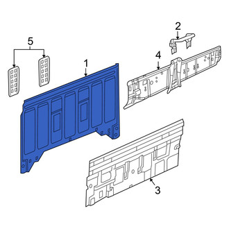 Ram OE - Rear Truck Cab Back Panel