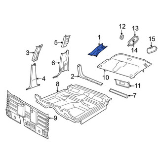 Ram OE - Left Body A-Pillar Trim Panel
