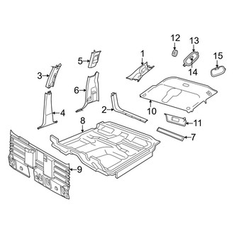 Ram OE - Cab - Interior Trim (Big Horn / Laramie / TRX Crew Cab)