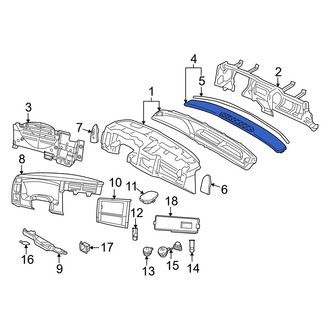 Ram OE - Front Windshield Defroster Nozzle