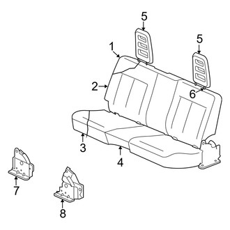 Ram OE - Seats & Tracks - Rear Seat Components (TRX)