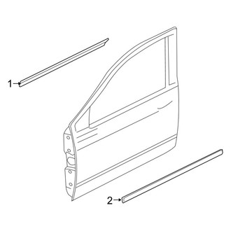 Ram OE - Front Door - Exterior Trim
