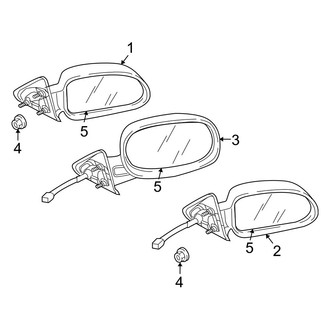 Ram OE - Front Door - Outside Mirrors