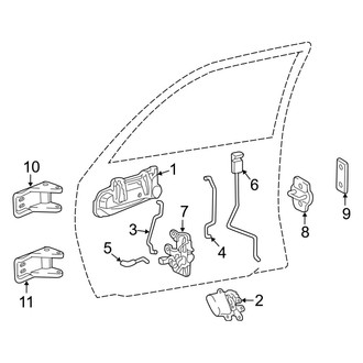 Ram OE - Front Door - Lock & Hardware
