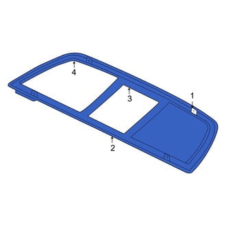 Ram OE - Rear Back Glass