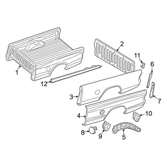 Ram OE - Pick Up Box - Box Assembly (Big Horn / Laramie Crew Cab)
