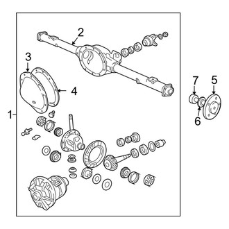 Ram OE - Rear Suspension - Axle & Differential (9.25 Axle)