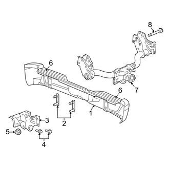 Ram OE - Rear Bumper - Bumper & Components
