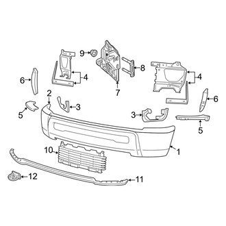 Ram OE - Front Bumper - Bumper & Components
