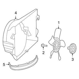 Ram OE - Cooling Fan (Mega Cab 5.7L)