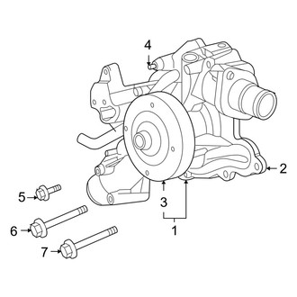 Ram OE - Cooling - Water Pump (5.7L)