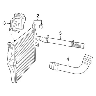 Ram OE - Cooling - Intercooler (2500 Regular Cab / Crew Cab 6.7L)