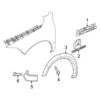 Ram OE - Fender - Exterior Trim (5.7L)