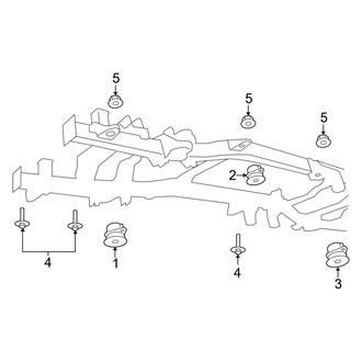 Ram OE - Frame & Components (Body Mounting), (2500 / 3500 SLT / ST Regular Cab RWD)