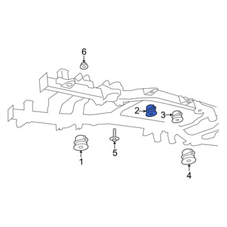 Ram OE - Center Body Mount Cushion