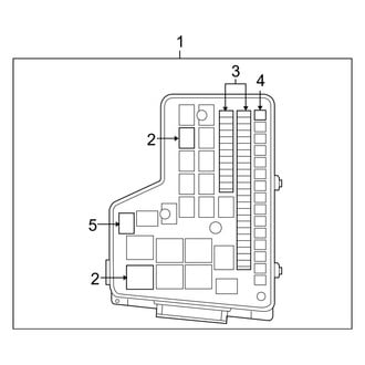 Ram OE - Electrical - Fuse & Relay (2500 / 3500 Regular Cab / Crew Cab / Mega Cab)