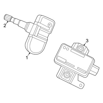 Ram OE - Electrical - Tire Pressure Monitor Components (2500 Laramie / Laramie Longhorn / Outdoorsman / Power Wagon / SLT / ST)