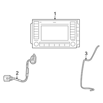 Ram OE - Electrical Components (Rearview Camera), (2500 / 3500 Regular Cab / Crew Cab / Mega Cab)