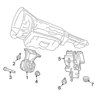 Ram OE - Engine & Transmission Mounting (RWD 5.7L)