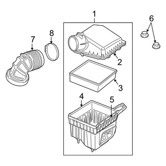 Ram OE - Engine - Air Intake (Regular Cab / Crew Cab 6.7L)