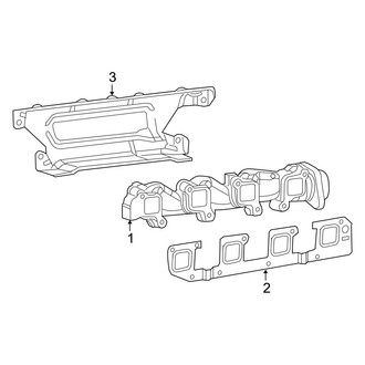 Ram OE - Exhaust System - Manifold (Mega Cab 5.7L)