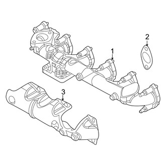 Ram OE - Exhaust System - Manifold (Crew Cab / Mega Cab 6.7L)