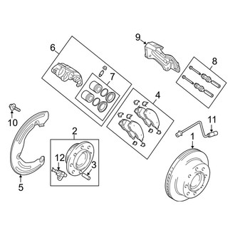 Ram OE - Front Suspension - Brake Components (RWD)