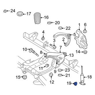 Ram OE - Upper Suspension Shock Absorber Nut