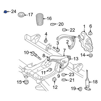 Ram OE - Suspension Shock Absorber Nut
