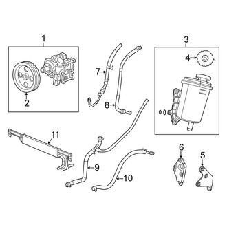 Ram OE - Steering Gear & Linkage - Pump & Hoses (3500 4WD)