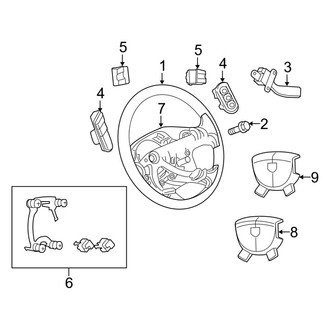 Ram OE - Steering Wheel & Trim (2500 / 3500 Regular Cab / Crew Cab / Mega Cab)