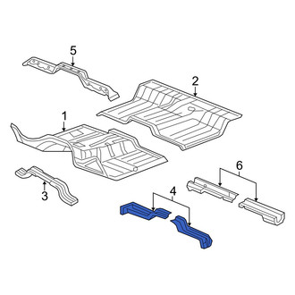 Ram OE - Right Floor Pan Crossmember