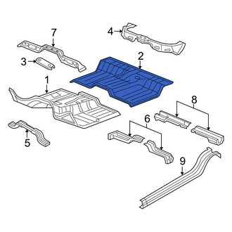 Ram OE - Rear Floor Pan