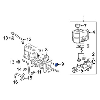 Ram OE - Power Brake Booster Nut
