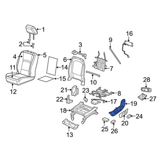 Ram OE - Right Inner Seat Trim Panel