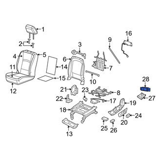 Ram OE - Front Right Seat Memory Switch